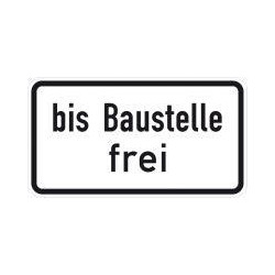 Panneau ZZ.1028-31. 330x600mm jusqu'au chantier libre Label de qualité RAL film RA2