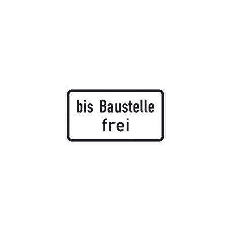 Panneau ZZ.1028-31. 330x600mm jusqu'au chantier libre Label de qualité RAL film RA2