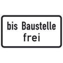 Panneau ZZ.1028-31. 330x600mm jusqu'au chantier libre Label de qualité RAL film RA2