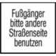 Panneau WH.24. 600x330mm Utiliser un autre coté de la route Label de qualité RAL film RA2
