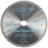 Lame de scie carbure Drytech D-255x25.4x1.5mm 66Z pour acier à parois minces LBS résistant aux chocs Jepso