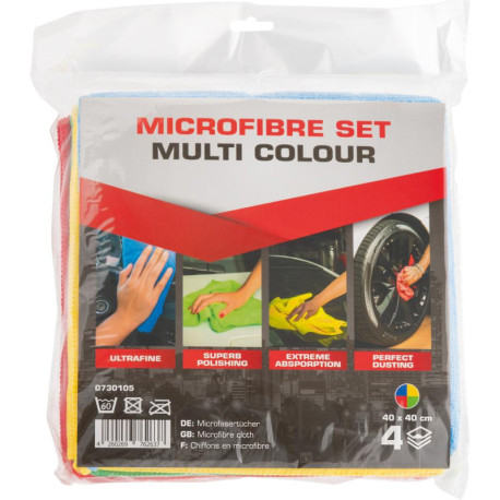 Chiffon en mircofibre multicolore 40 x40cm