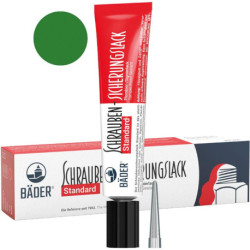 Vernis de sécurité pour vis Standard 20 ml tube vert (Par 12)