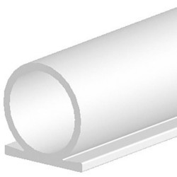 Profilé Oméga 137 silicone autocollant brun. Br8x Dm. 7. L100m