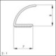 Joint V 1024T. silicone naturel autocollant DIY Progr. L6mtr (Par 5)