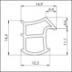 Joint d'huisserie en acier K2154W-PVC gris DIY Progr..5mtr (Par 5)