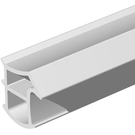 Joint pour châssis en acier K2154W-PVC blanc DIY Progr..L 5mtr (Par 5)
