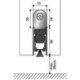 Joint de sol de porte automatique EllenMatic Brush DIY Progr. argent. L833