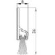 PDS-3-B-ZK Déco/Confort. KF transparent DIY Progr. L 1000mm (Par 10)