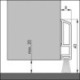 PDS-B-ZK Déco/Confort autobloquant KF blanc DIY Progr..L 1000mm (Par 10)