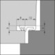 Joint de feuillure 4050. EV brun DIY Progr..L 5mtr (Par 5)