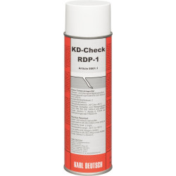 Spray pénétrant pour peinture 500ml rouge KD-Check RDP-1 (Par 12)