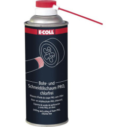 Mousse d'huile de coupe pour perçage HL sans chlore PRO 400ml E-COLL (Par 12)
