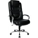 Chaise bureau Soft Lux Leder noir