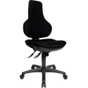 Chaise bureau Ergo Point noir