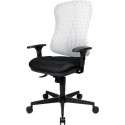 Chaise bureau tournante Head Point SY noir/blanc,Netzr.