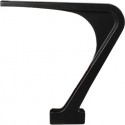 Accoudoir adapté à chaise de bureau pivotante 9000 482 910 rigide, noir