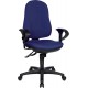 Chaise bureau tournante Support Synchro royalbleu
