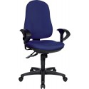 Chaise bureau tournante Support Synchro royalbleu