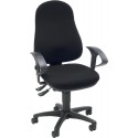 Chaise bureau tournante Point 60 noir