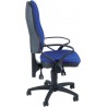Chaise bureau tournante Point 80 royalbleu