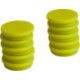 Aimant d'organisation rond jaune 30mm Eclipse