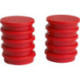Aimant d'organisation rond rouge 30mm Eclipse