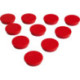 Aimant d'organisation rond rouge 30mm Eclipse