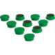 Aimant d'organisation rond vert 20mm Eclipse