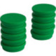 Aimant d'organisation rond vert 30mm Eclipse