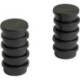 Aimant d'organisation rond noir 20mm Eclipse