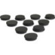 Aimant d'organisation rond noir 30mm Eclipse
