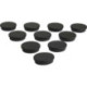 Aimant d'organisation rond noir 30mm Eclipse