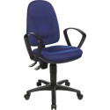 Chaise bureau tournante Mod. POINT 20 Bezug bleu