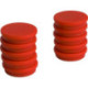 Aimant d'organisation rond orange 30mm Eclipse