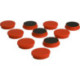 Aimant d'organisation rond orange 30mm Eclipse