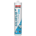 Silirub + S7000PP 300ml Anémone Mastic sanitaire Soudal (Par 150)
