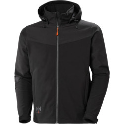 Veste Softshell Oxford. black. Taille M