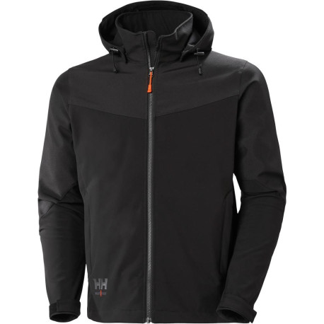 Veste Softshell Oxford. black. Taille XL