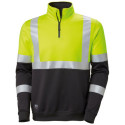 Sweat ZIP Warn. jaune. Gr.L