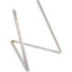 Mètre pliant plastique1mx13mm blanc 4maillons Hultafors