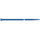 Colliers de serrage en nylon bleu 140x3.5mm a100 pcs SapiSelco