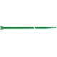 Colliers de serrage en nylon vert 140x3.5mm a100 pcs SapiSelco