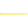 Collier de serrage en nylon jaune 200x4.5mm a100pcs SapiSelco