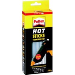 Pattex Batons de colle transparent 500g (Par 6)
