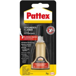 Pattex Colle instantanée liquide Matic, Flacon 3g (Par 6)