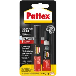 Pattex Colle liquide instantanée pour plastique 2 g/4ml (Par 12)