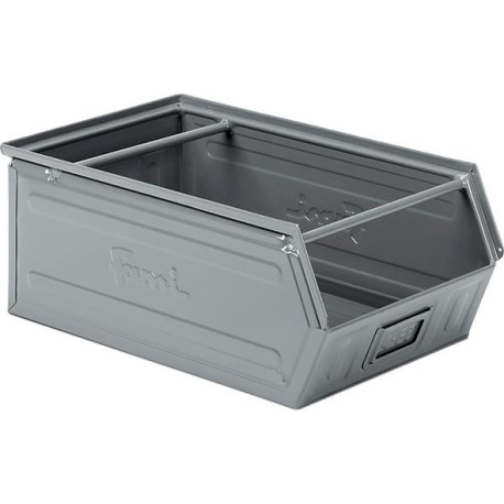 Bac acier GR.4 GRIS RAL7000 MM B-300 T-500 H-200