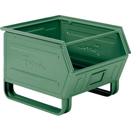 Bac acier GR.5P4 VERT RAL6011 MM B-450 T-520 H-390