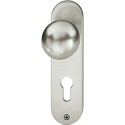 Poignée porte boule PZ, 0 19 1923,oval,F69 matt